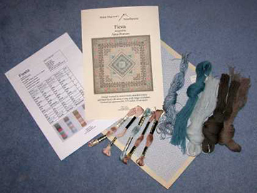 A needlepoint rug from All Stitched Up