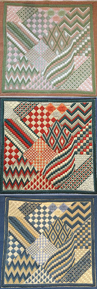 Needlepoint Joannie Wool and Pearl Cotton Designs from All Stitched Up